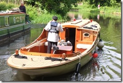 Goldsworth Locks - unusual boat